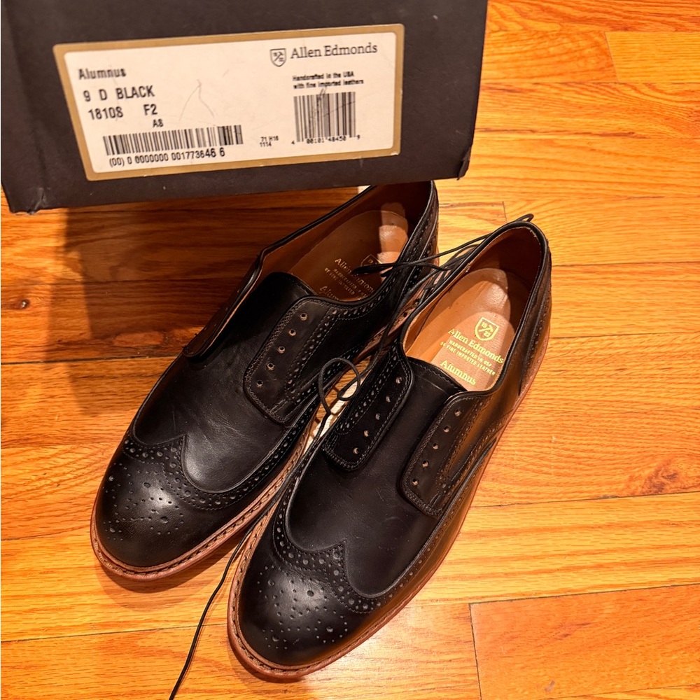 Allen Edmonds Black and Brown Oxfords